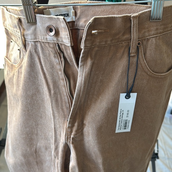 Democratic all day pant in washed tobacco selvage - Picture 4 of 4